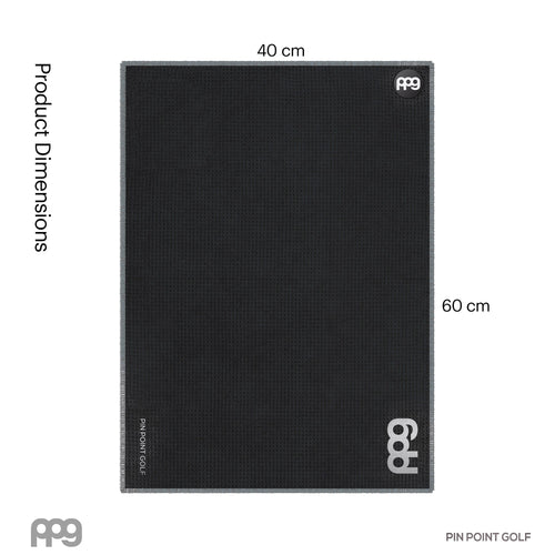 Magnetic Golf Towel Black